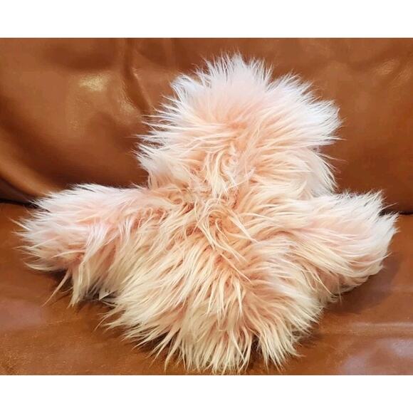 14 Inch Aurora Purely Luxe Fuzzy Pink Sloth Stuffed Animal Plush Toy With Claws - Picture 3 of 12